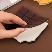Bloco de anotações barra de chocolate com cheirinho 80 folhas