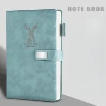 Caderno A5 de couro macio retrô 360 folhas