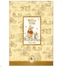 Caderno brochura colegial Winnie the Pooh 80 folhas capa dura