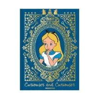 Caderno colegial Alice no País das Maravilhas 160 folhas Animativa
