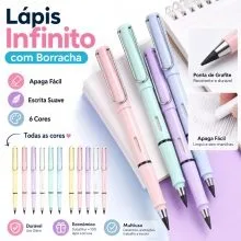 Lápis infinito com borracha